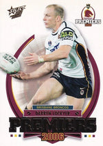 NRL Brisbane Broncos Premiers Limited Edition Card Set (2006)