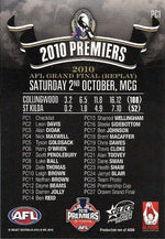 2010 AFL Collingwood Premiers Limited Edition Card Set