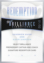 2024 AFL Brilliance Superstars Signature Redemptions Submission