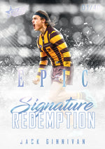 2025 AFL Footy Stars Hobby EPIC Black Signature Redemption Submission