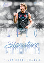 2025 AFL Footy Stars Hobby EPIC Black Signature Redemption Submission
