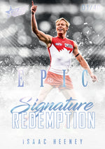 2025 AFL Footy Stars Hobby EPIC Black Signature Redemption Submission