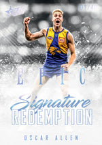 2025 AFL Footy Stars Hobby EPIC Black Signature Redemption Submission