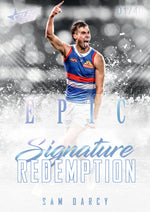 2025 AFL Footy Stars Hobby EPIC Black Signature Redemption Submission