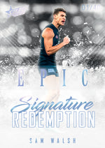 2025 AFL Footy Stars Hobby EPIC Black Signature Redemption Submission