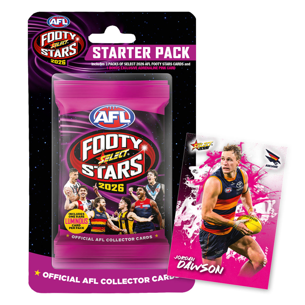 2026 AFL Footy Stars Starter Pack Select Cards 2026 AFL Footy Stars Starter Pack Select Cards