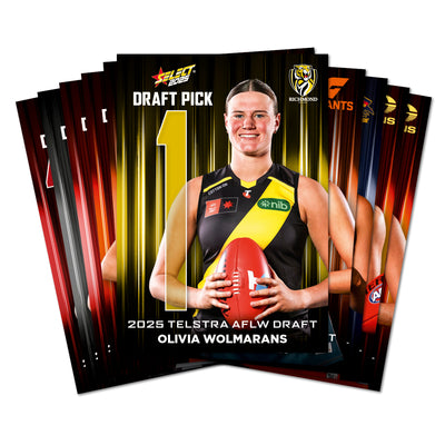 2025 AFLW Draft Pick Cards