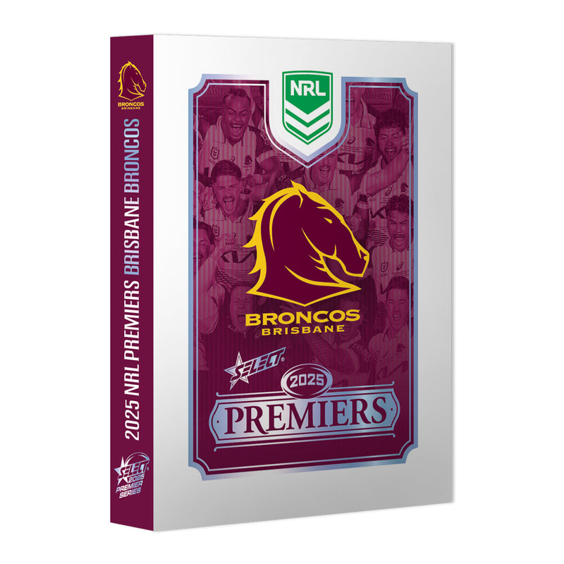 2025 NRL Brisbane Broncos Platinum Premiers Card Set