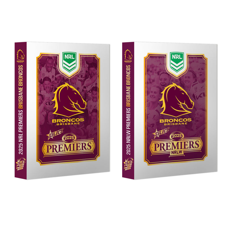 NRL + NRLW Broncos Premiers Sets Bundle