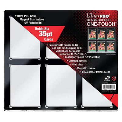 Ultra Pro One Touch 35 Point Black Border 6 Card Holder