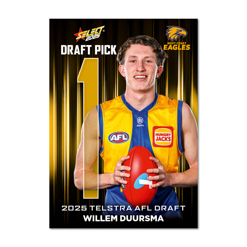 2025 AFL Draft Pick Cards