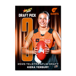2025 AFLW Draft Pick Cards