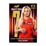 2025 AFLW Draft Pick Cards