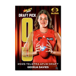2025 AFLW Draft Pick Cards