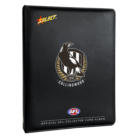 Official AFL Collingwood Collector Card Album