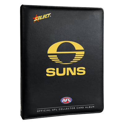 Official AFL Gold Coast SUNS Collector Card Album
