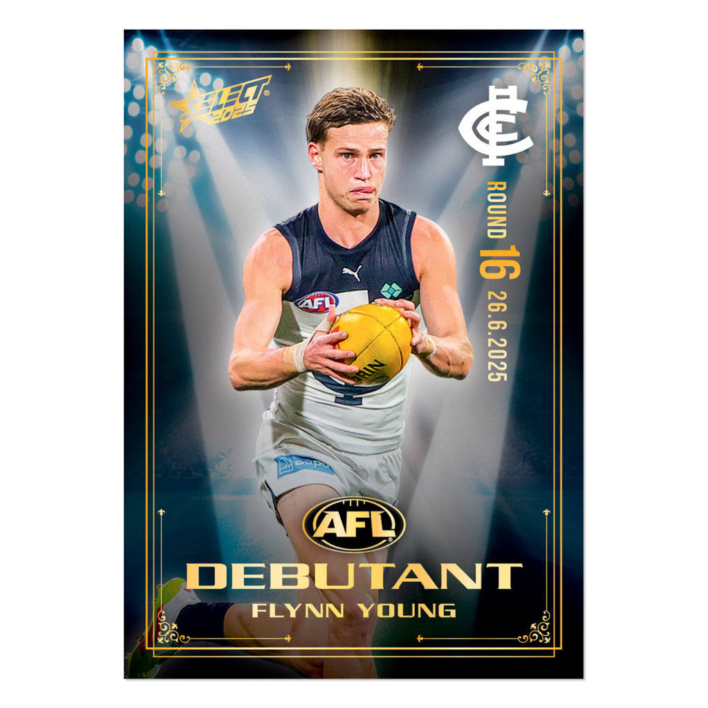 Official AFL 2025 Debutant Collector Cards – Select Cards