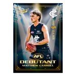Official AFL 2025 Debutant Collector Cards