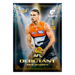 Official AFL 2025 Debutant Collector Cards