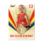 2024 Telstra AFLW Draft Pick Cards