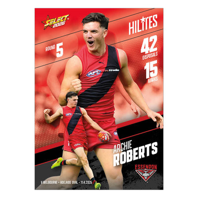 2026 AFL Hilites & Rising Star Cards