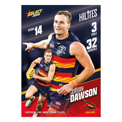2026 AFL Hilites & Rising Star Cards