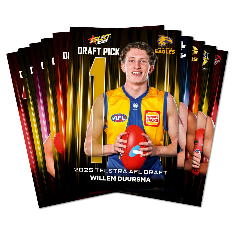 2025 AFL Draft Pick Cards
