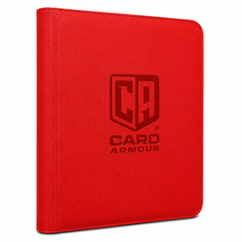 Card Armour Elite 9-Pocket Page Album (Red)