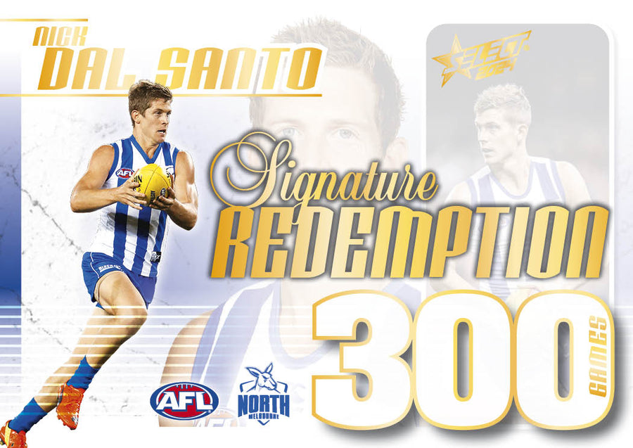 2024 AFL Legacy Ultimate Redemptions Submission (300 Games Signatures)