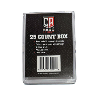 Card Armour 25 Count Storage Box