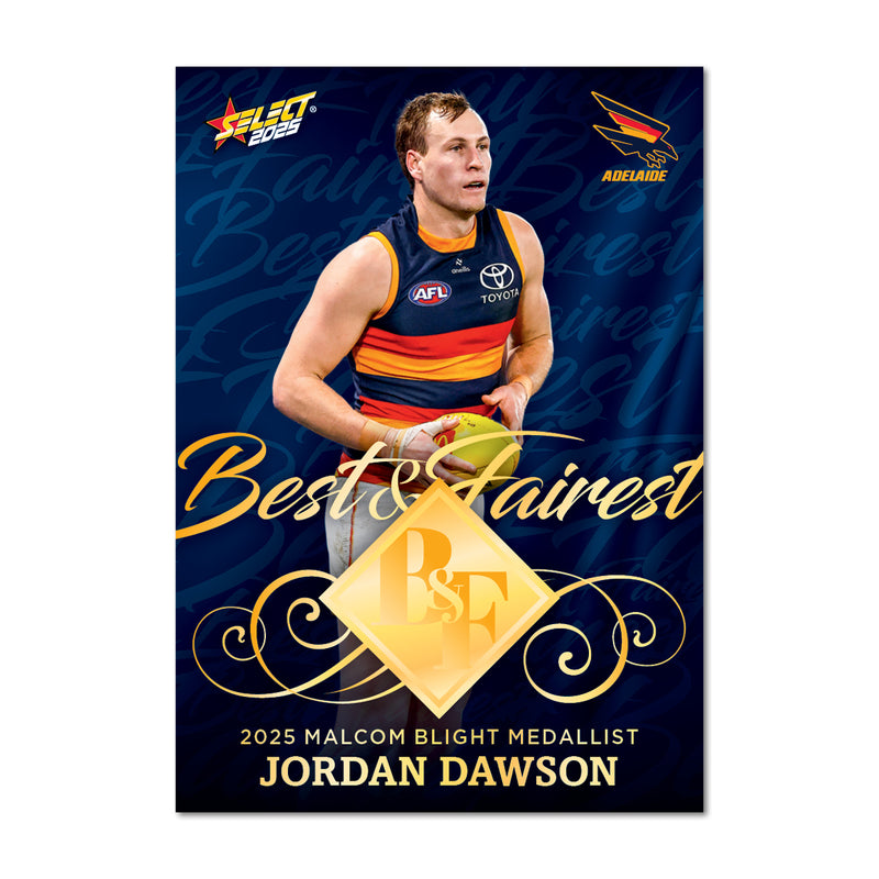 2025 AFL Club Best & Fairest Limited Edition Cards