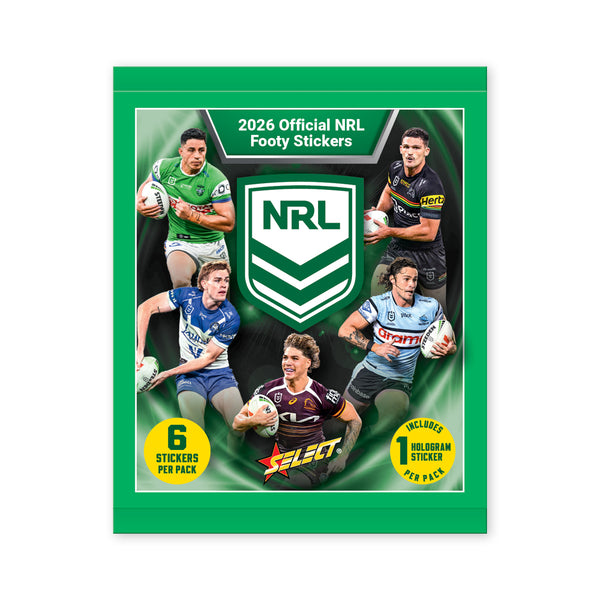 2026 Official NRL Footy Stickers Book Bundle