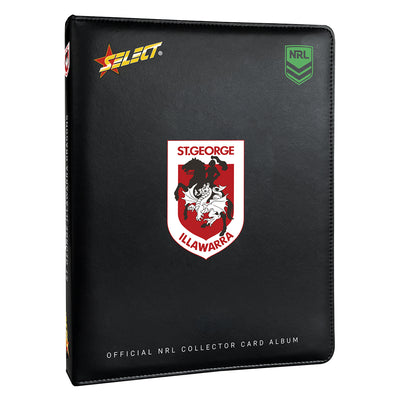 Official NRL St. George Illawarra Dragons Collector Card Album
