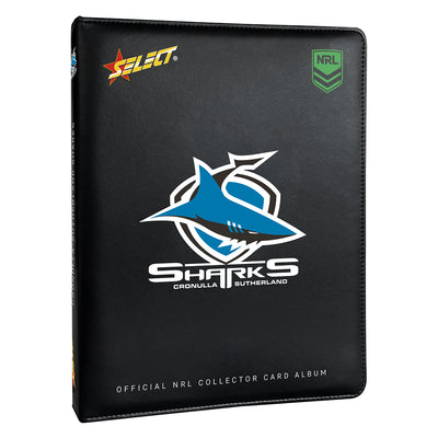 Official NRL Cronulla-Sutherland Sharks Collector Card Album