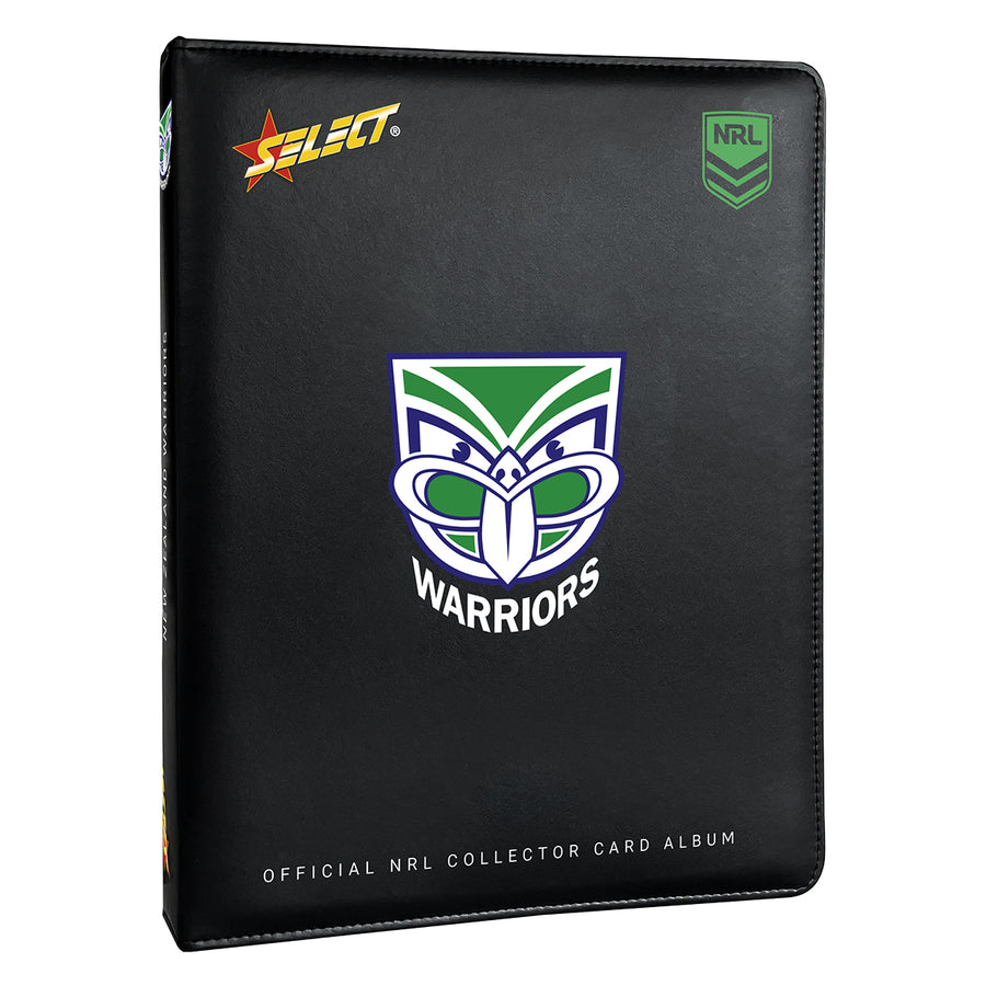 Official NRL Warriors Collector Card Album