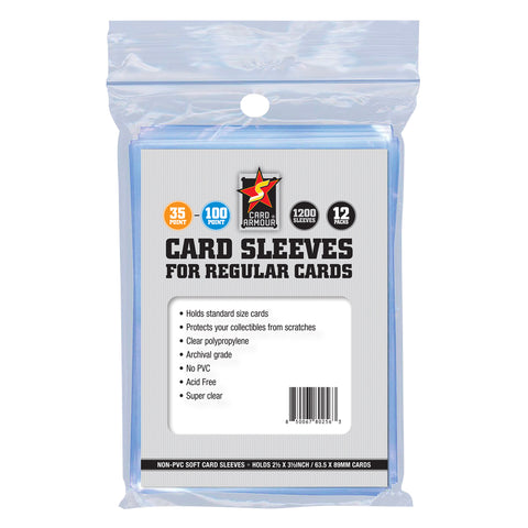 Card Armour Pack Regular Size Card Sleeves (1200 Pack)