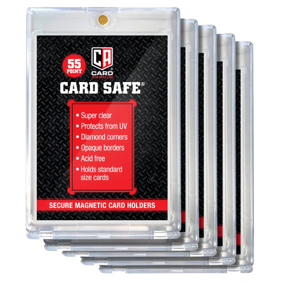5 Pack of Card Armour 55pt Magnetic Card Holders