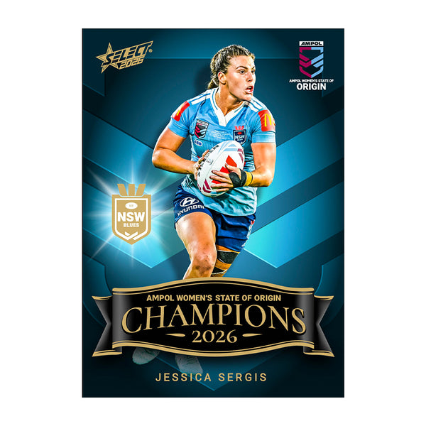 2026 Women's State of Origin Champions Card Set - NSW Blues