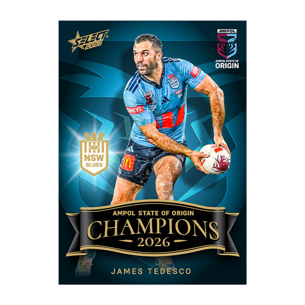 2026 State of Origin Champions Card Set - NSW Blues
