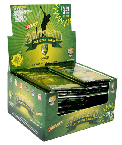 2009-10 Cricket Australia Collector Cards Sealed Box (36 Packs)