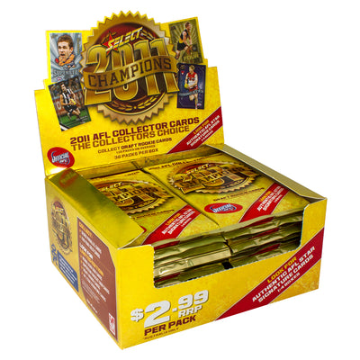 2011 AFL Champions Collector Cards Sealed Box (36 Packs)
