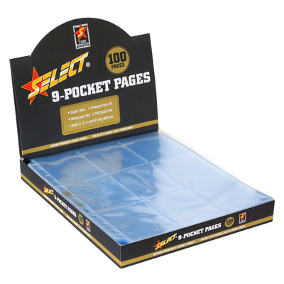 Card Armour 9 Pocket Pages (100 pk) suits AFL Pokemon NBA Yu-Gi-Oh! MTG Select Cards Card Armour 9 Pocket Pages (100 pk) suits AFL Pokemon NBA Yu-Gi-Oh! MTG Select Cards