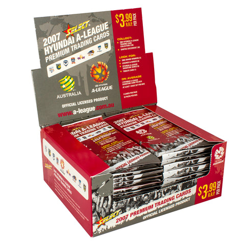 2007 A-League Soccer Cards Sealed Box (32 Packs)